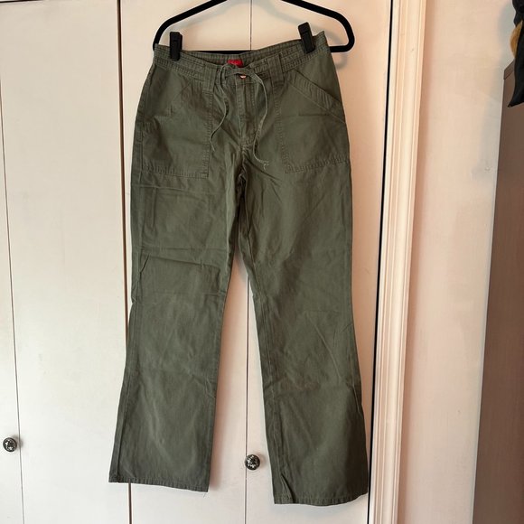 Mossimo Dark Olive Cargo Pants - Bootcut - Size 11 - Picture 1 of 4